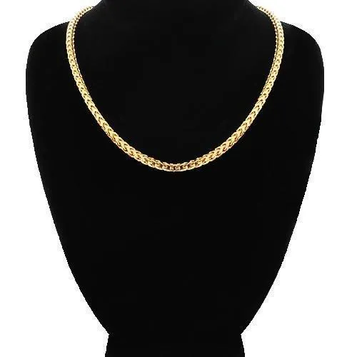 10k Yellow Gold Mens Franco Chain 4.5 mm