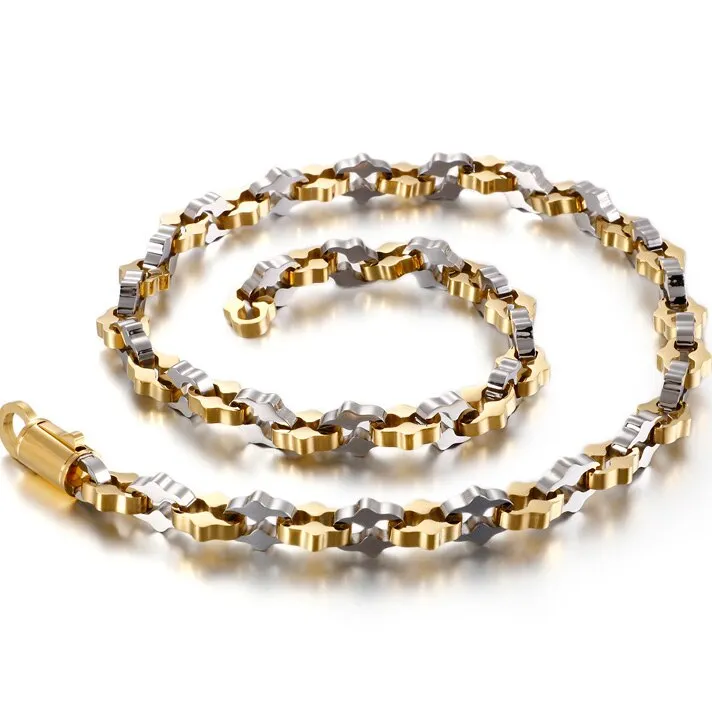 11MM Thick Black Stainless Steel Chains Necklaces for Man