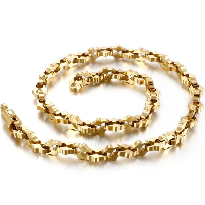 11MM Thick Black Stainless Steel Chains Necklaces for Man