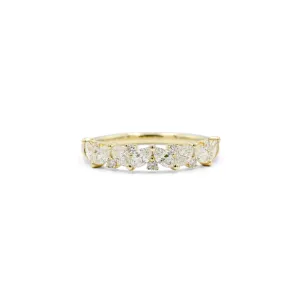 14ky .60ctw Scattered Marquise Diamond Ring