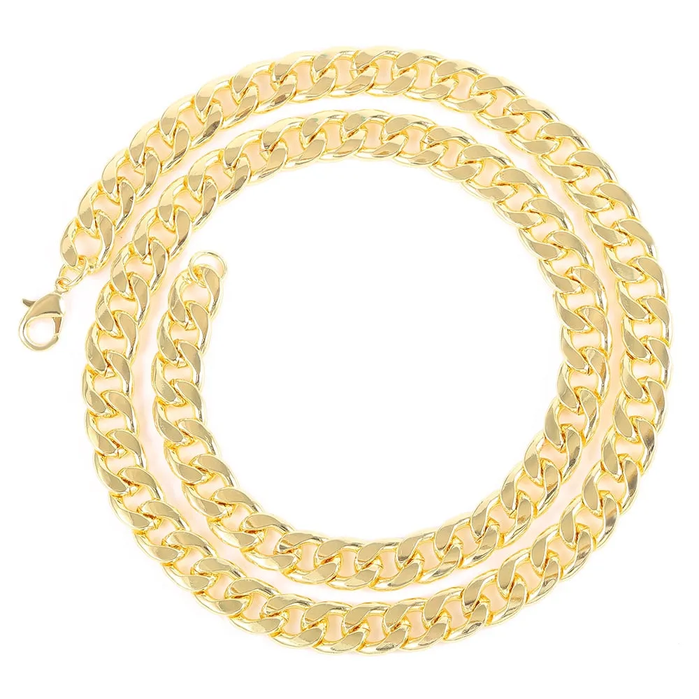 24k Gold Plated Chunky Necklace