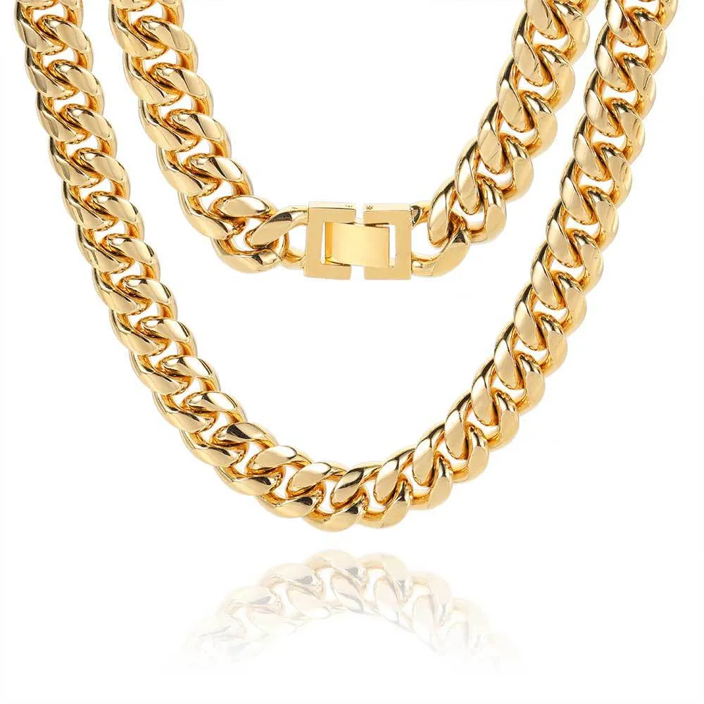 24k Gold Plated Chunky Necklace