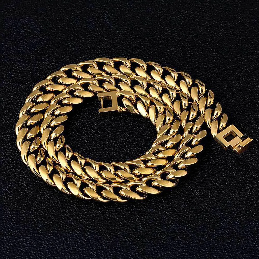 24k Gold Plated Chunky Necklace