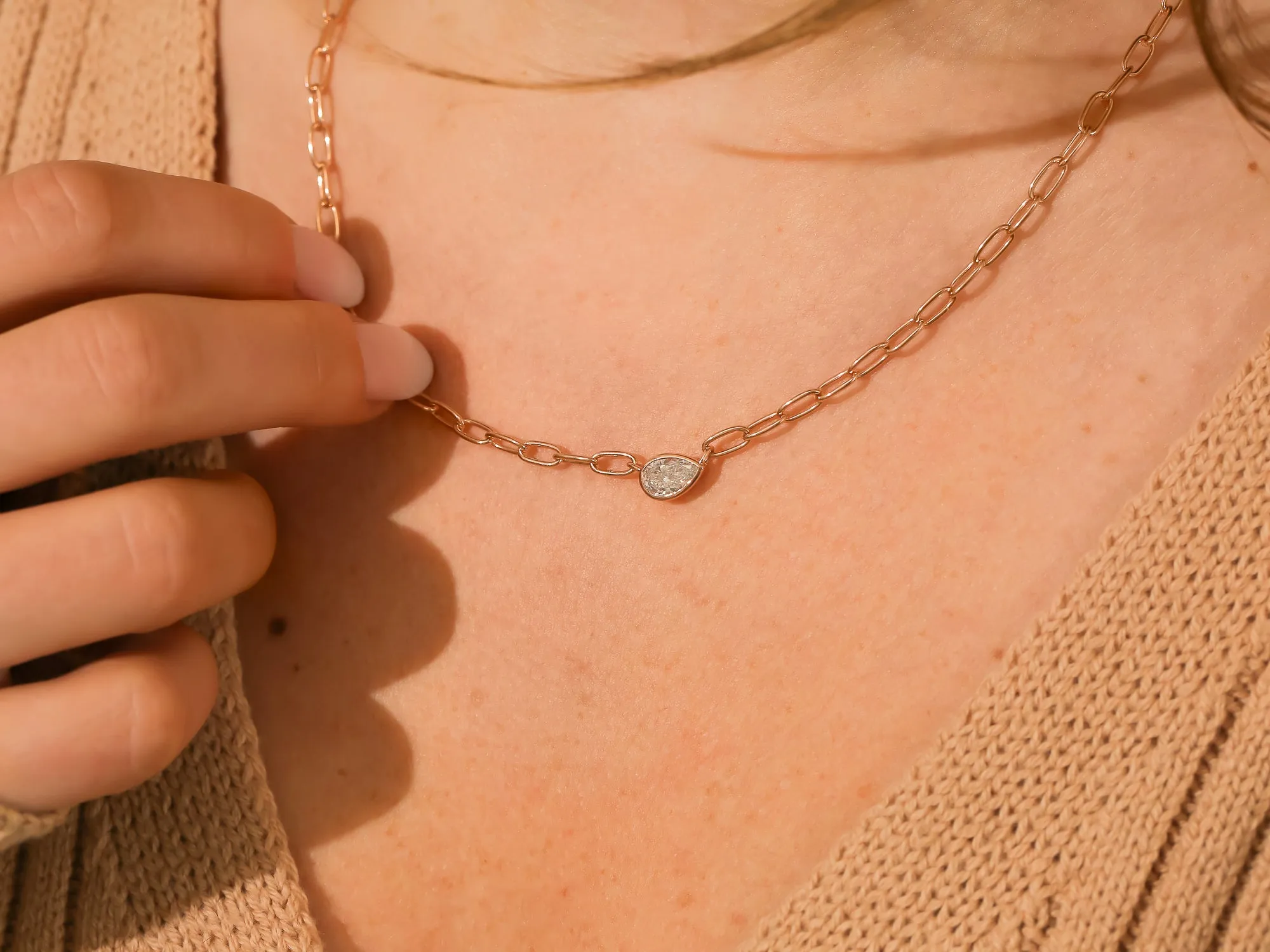 Aurea Paperclip Necklace