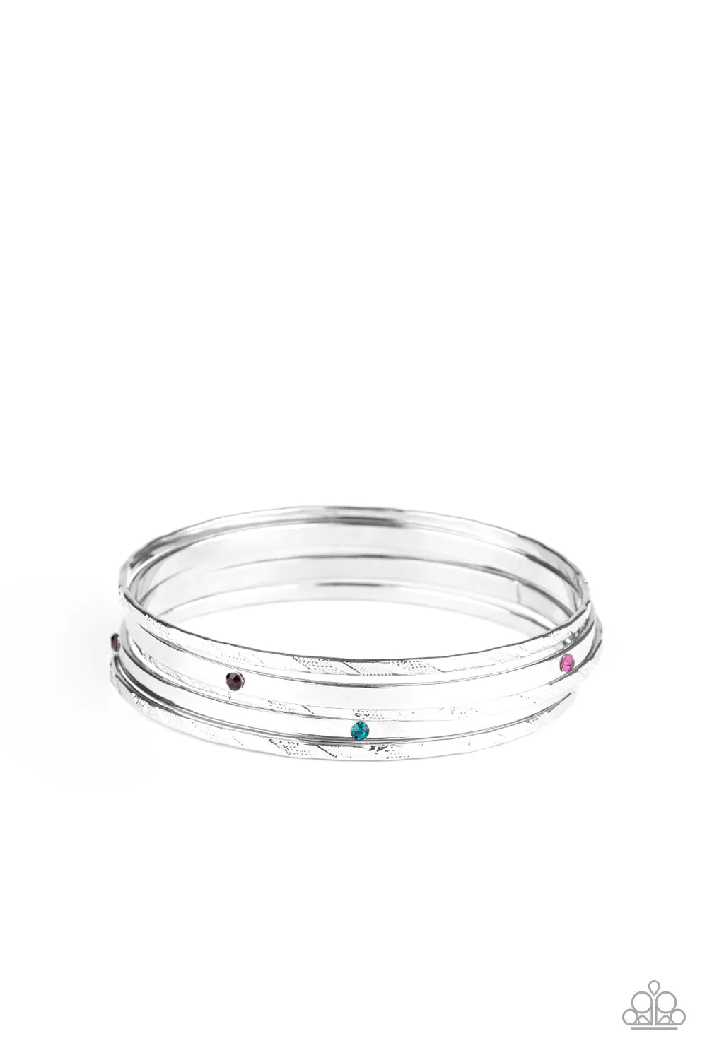 Be There With Baubles On - Multi Bangles