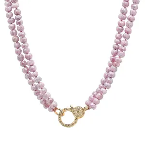 BEAUTIFY DIAMOND CHAIN, PINK SAPPHIRE, GOLD
