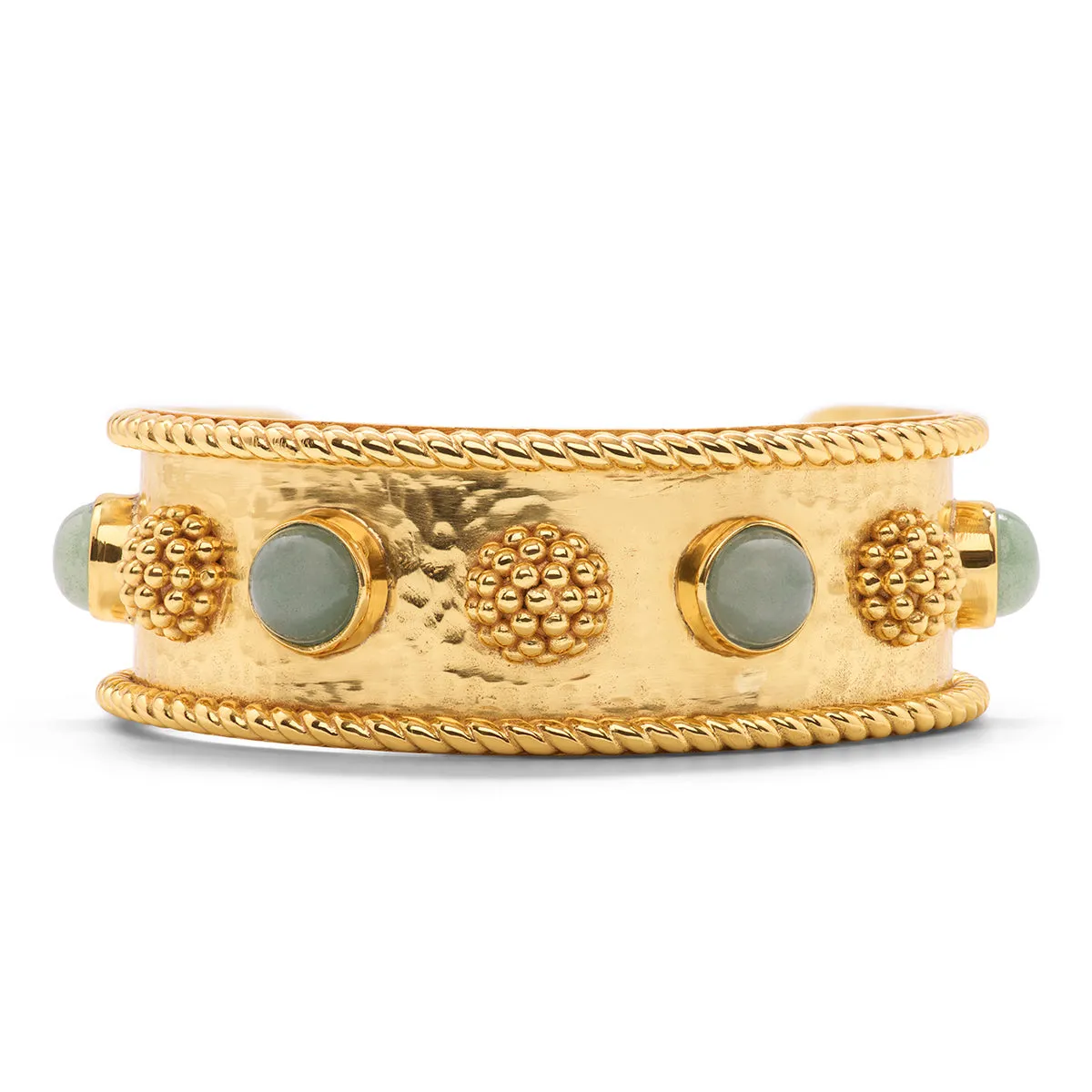 Berry Gem Cuff with Meadow Jade