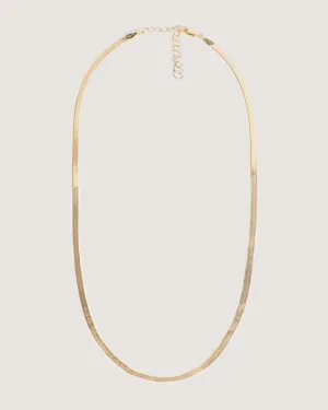 Carter Herringbone Chain Necklace