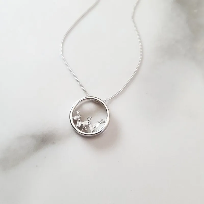 Cascade Circle Necklace