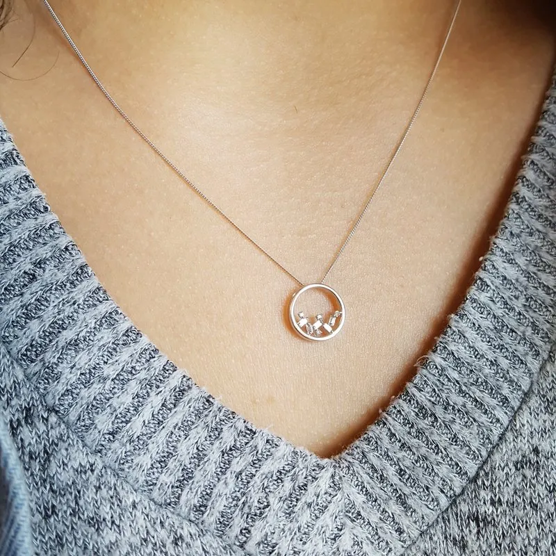 Cascade Circle Necklace