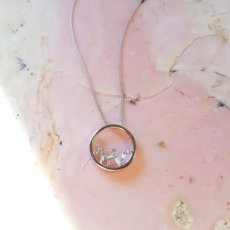 Cascade Circle Necklace