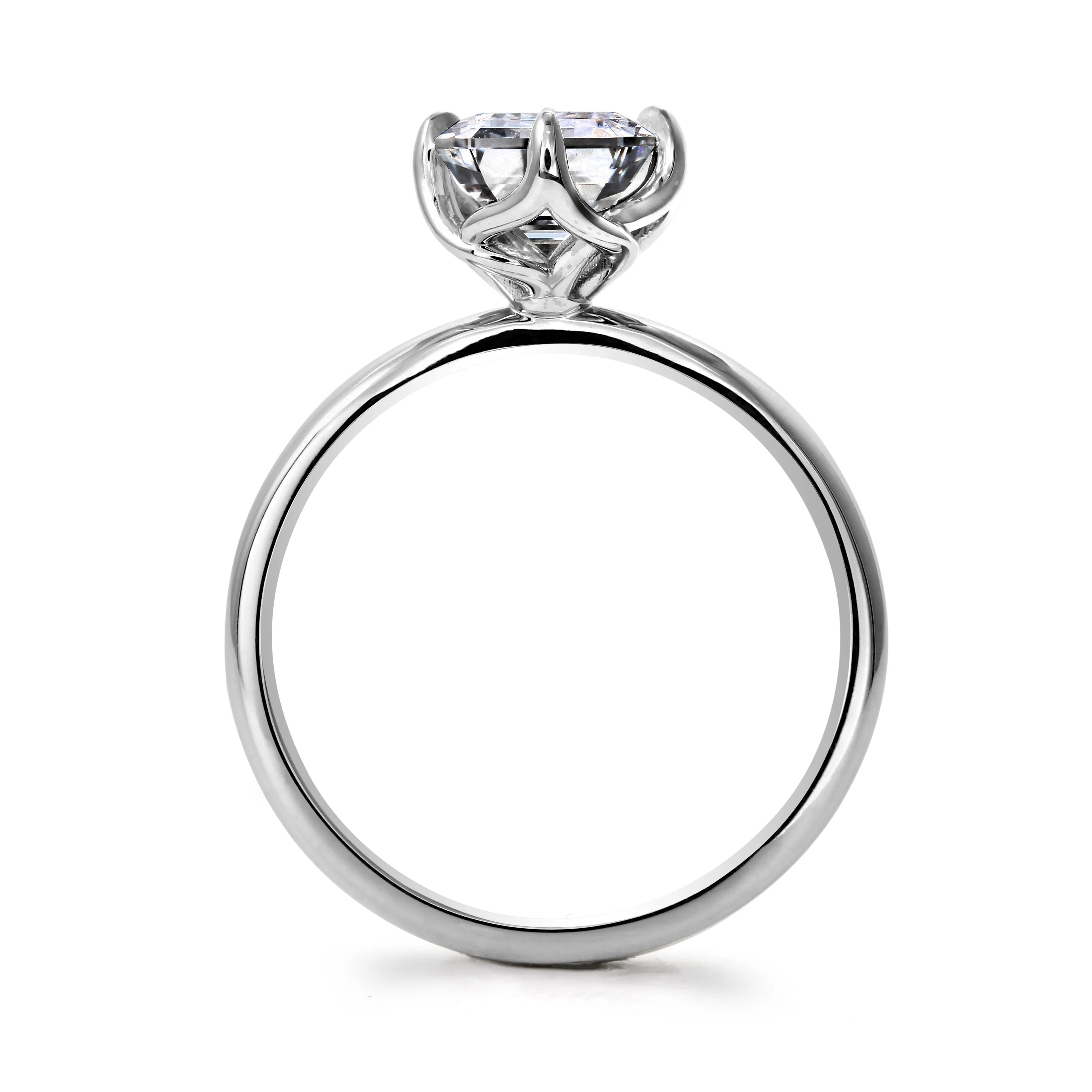 Clarity Diamond™ Signature Lab Grown Round Diamond Solitaire Engagement Ring
