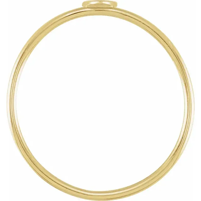 Dainty Heart Ring | 14k Yellow Gold