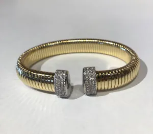Dani Cold Cuff Bracelet with CZ Diamonds
