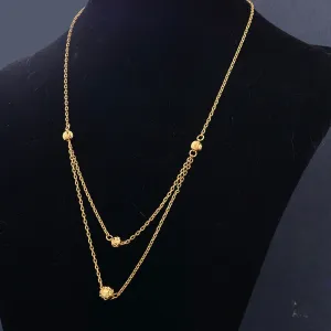 Dubai Gold Color Africa Necklace  Pendant Chain Necklaces  For Women Men
