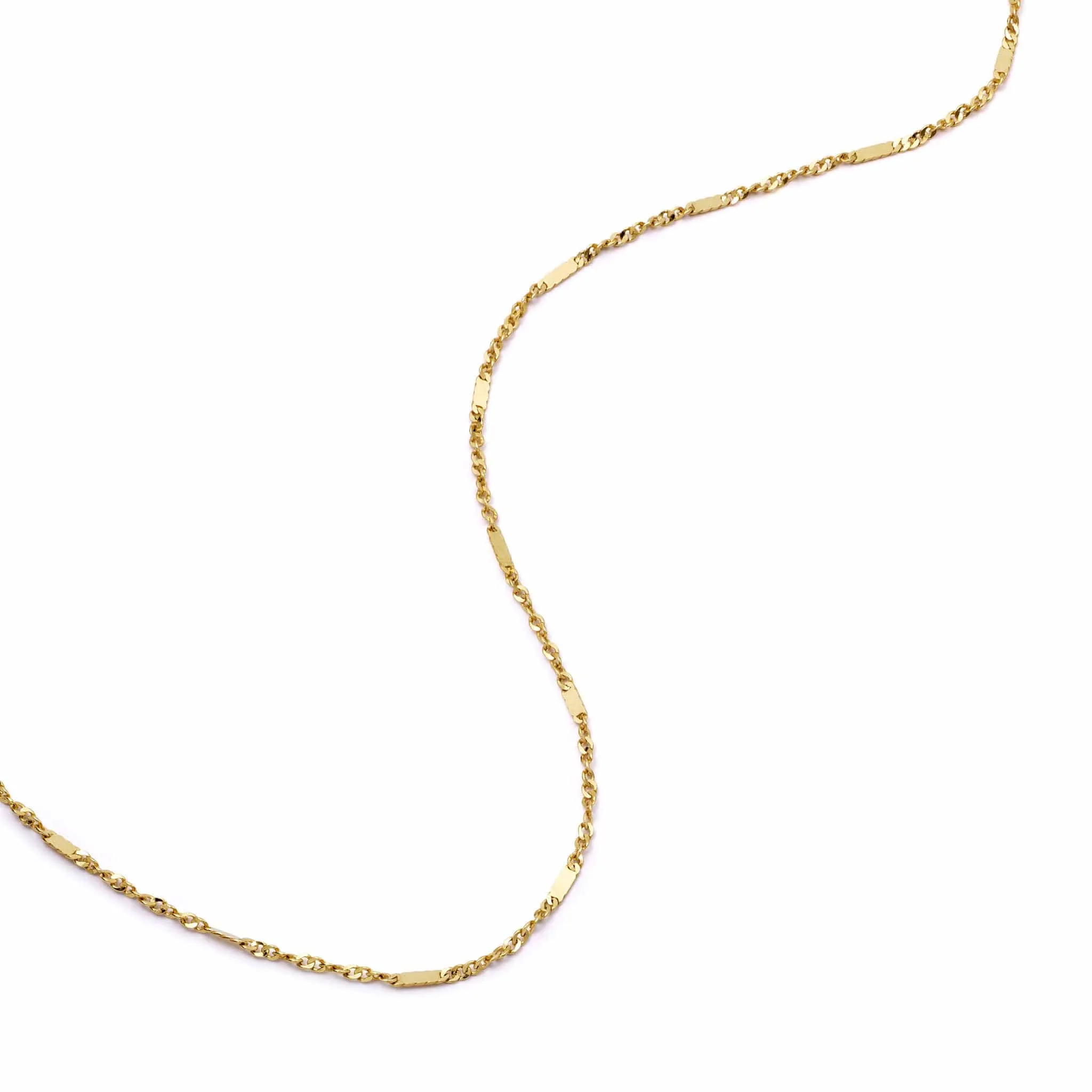 Estée Lalonde Fine Solid Gold Necklace 14ct Solid Gold