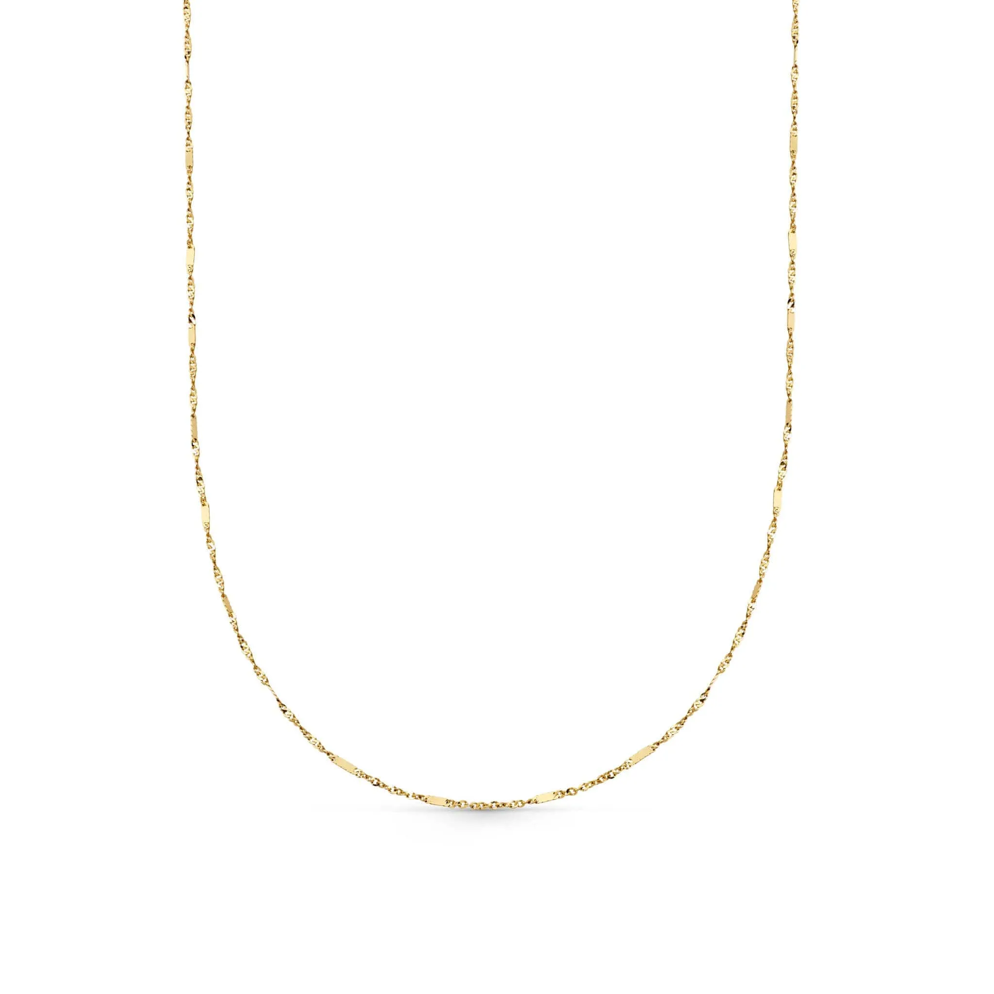 Estée Lalonde Fine Solid Gold Necklace 14ct Solid Gold