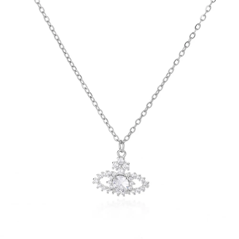 Evil Eye Necklace for Women Fashion Gold Color Copper Zircon Pendant Woman