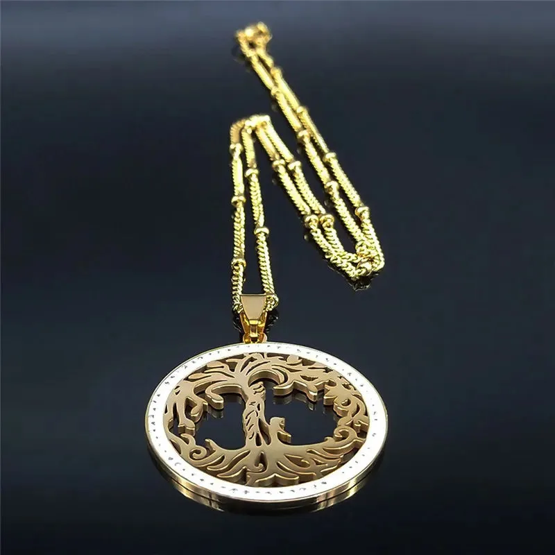 Family Mama Baby Tree of Life Necklace for Women