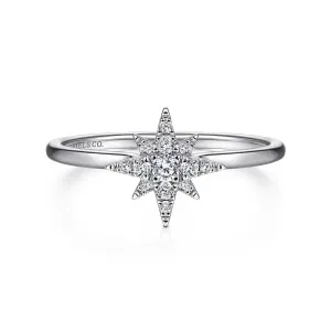 Gabriel & Co. Diamond Starburst Ring