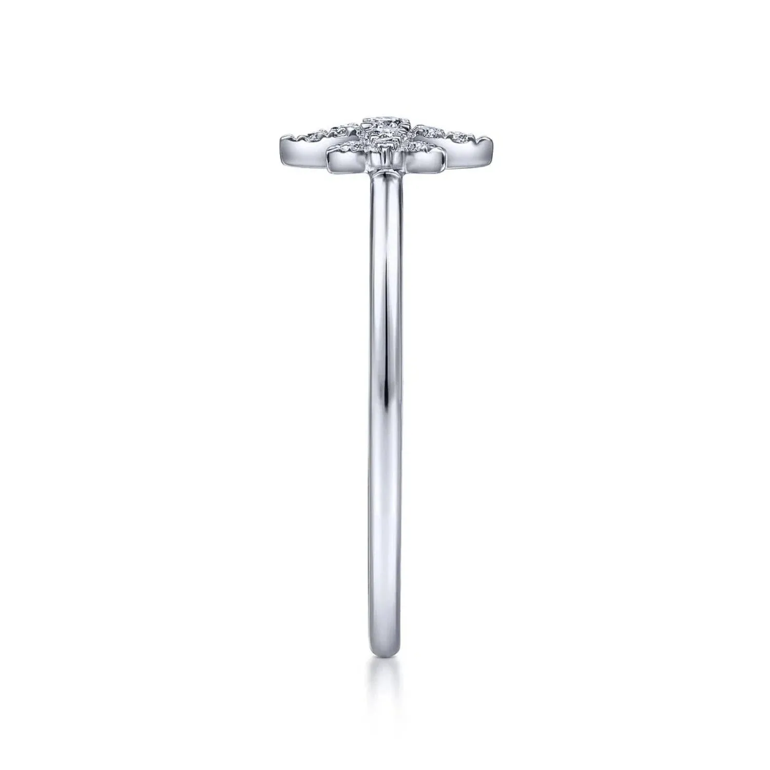 Gabriel & Co. Diamond Starburst Ring