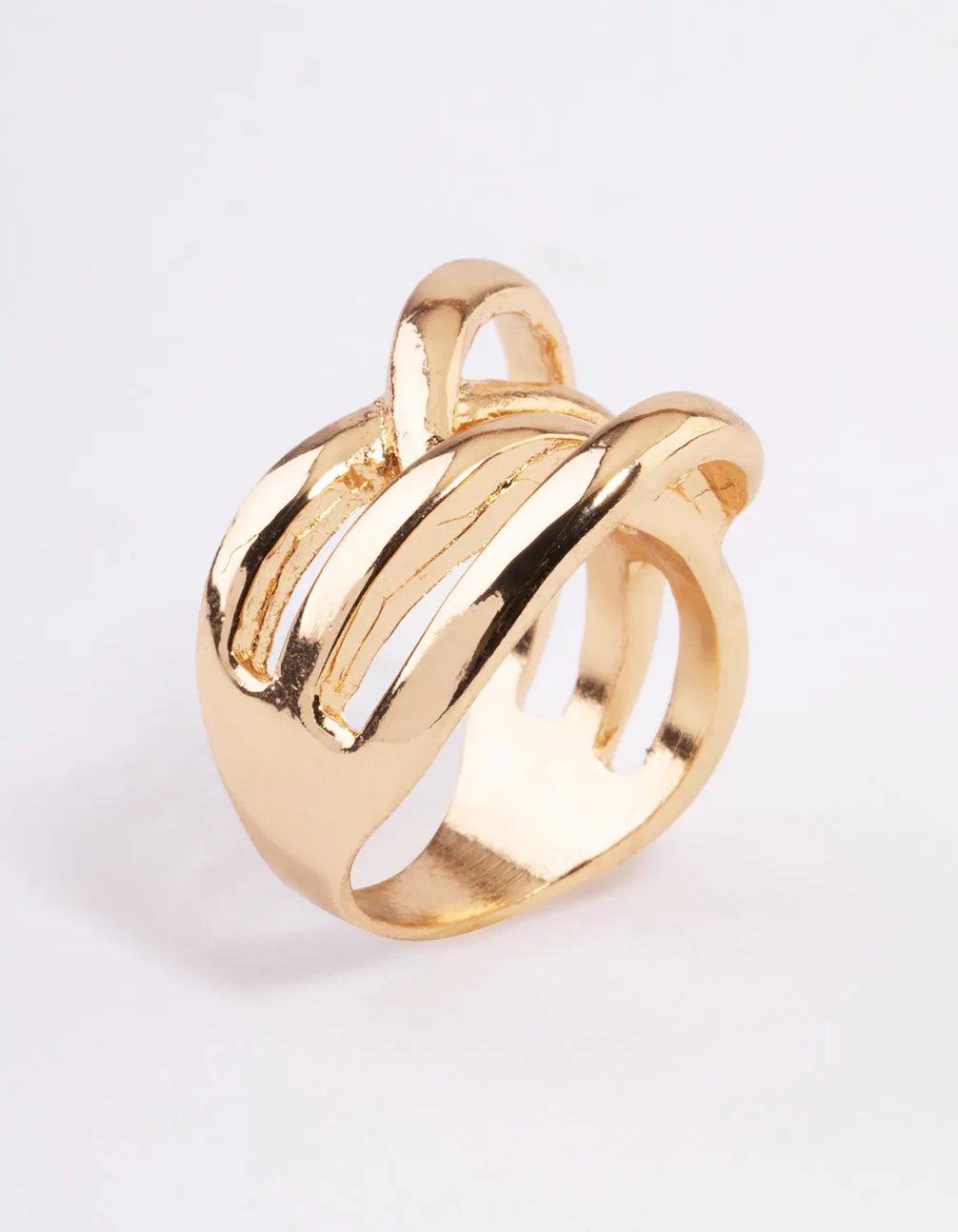 Gold Multi Row Wrap Ring