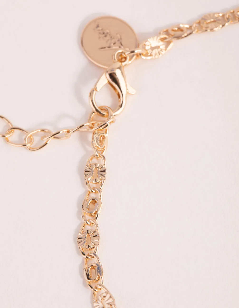 Gold Textured Choker