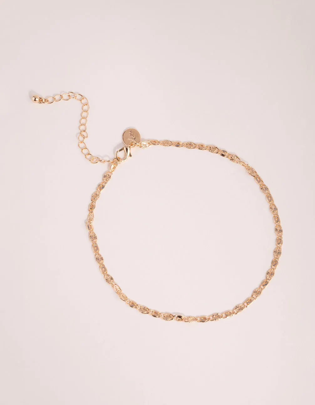 Gold Textured Choker