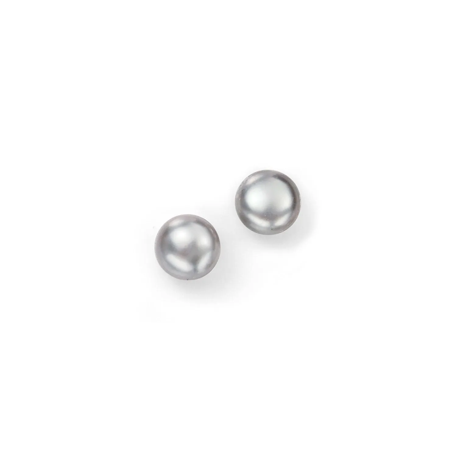 Grey Freshwater Pearl Earrings