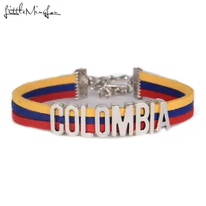 Infinity Love Colombia Bracelet Heart Charm Leather Jewelry