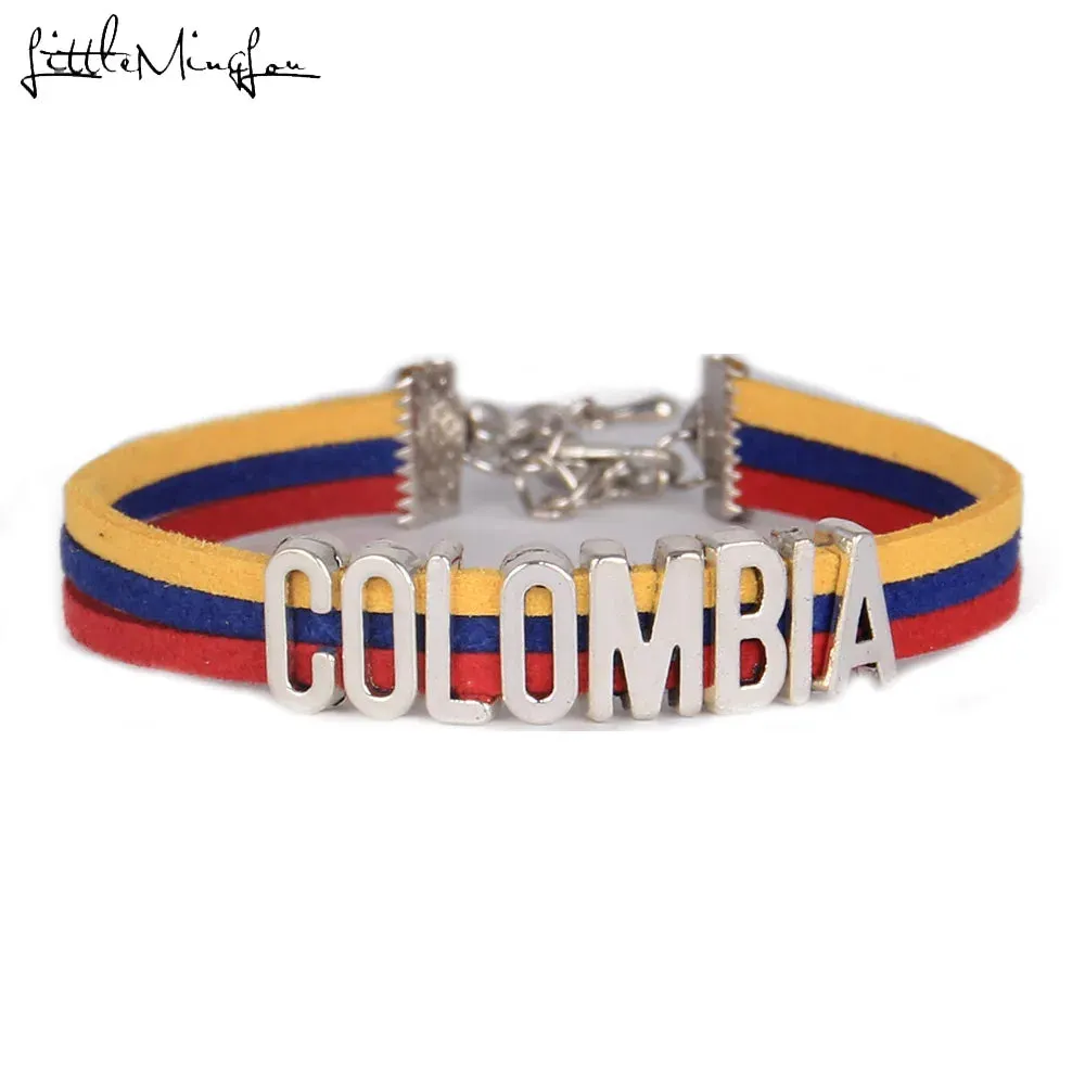 Infinity Love Colombia Bracelet Heart Charm Leather Jewelry