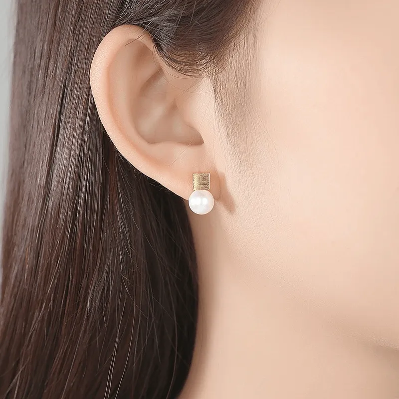 kid's Pearl Stud Earrings