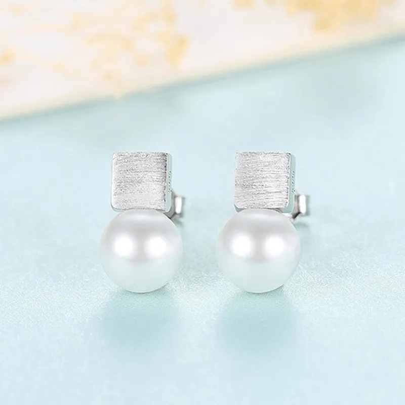 kid's Pearl Stud Earrings