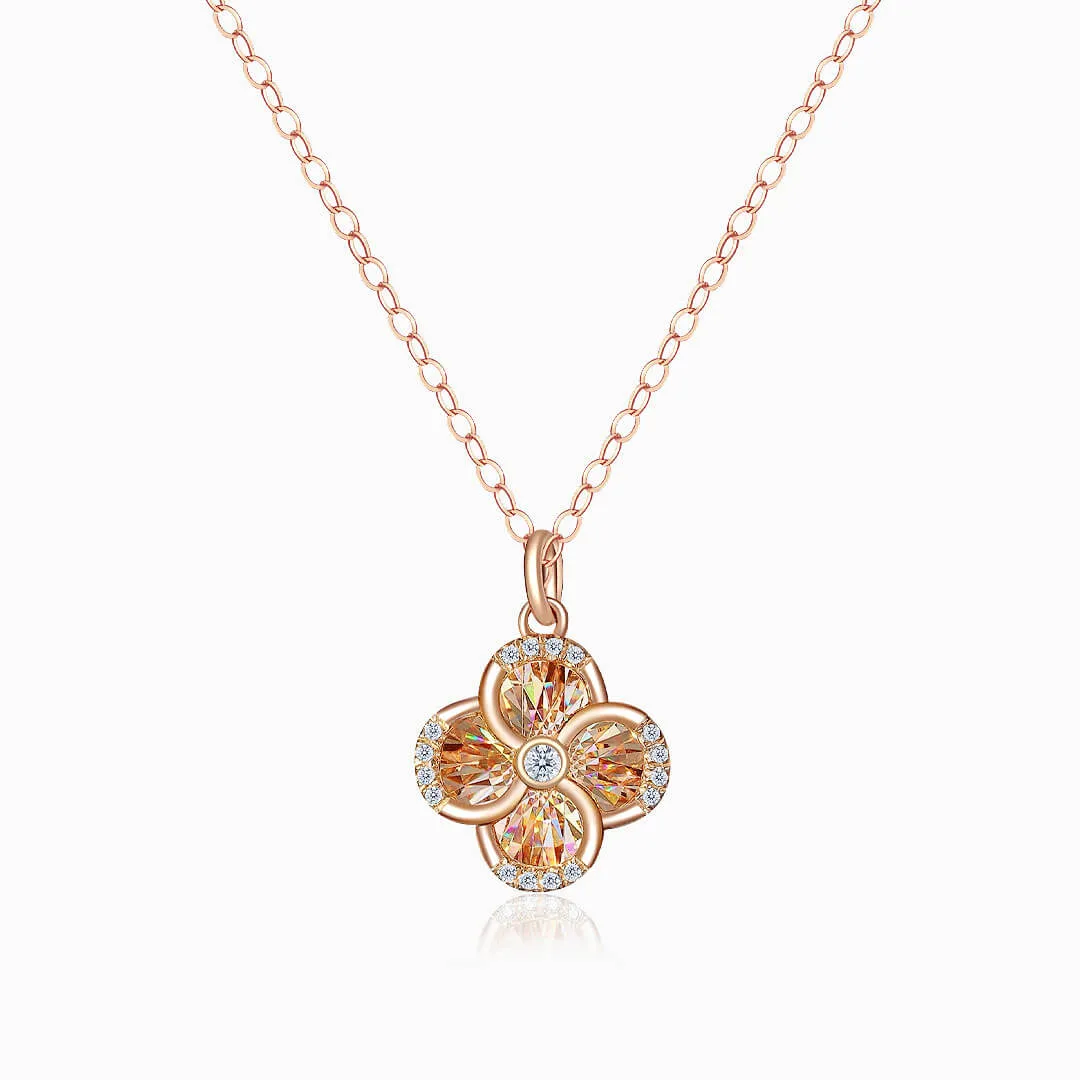 Moulinet Doré Diamond Drop Necklace