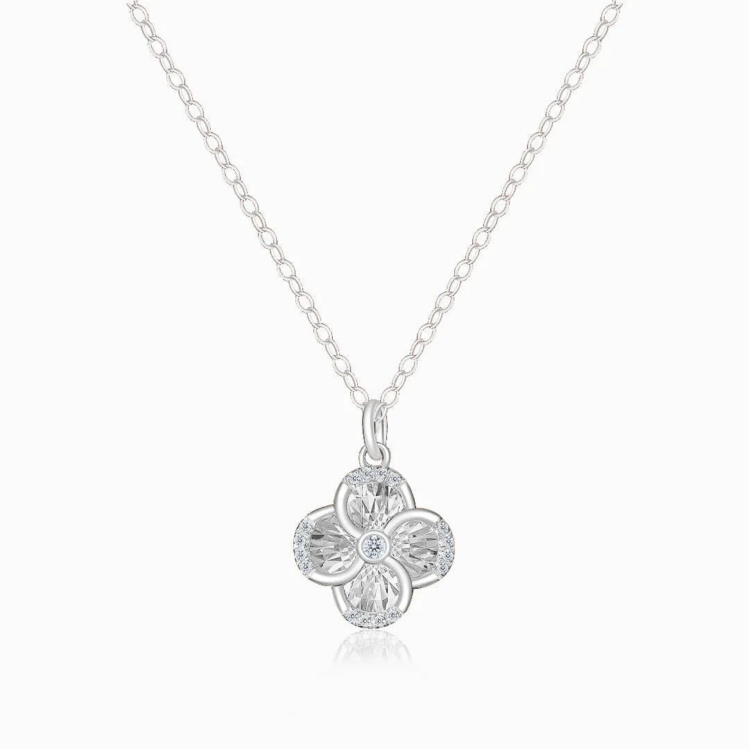 Moulinet Doré Diamond Drop Necklace
