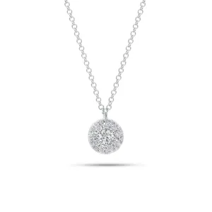 Multi-Diamond Circle Pendant
