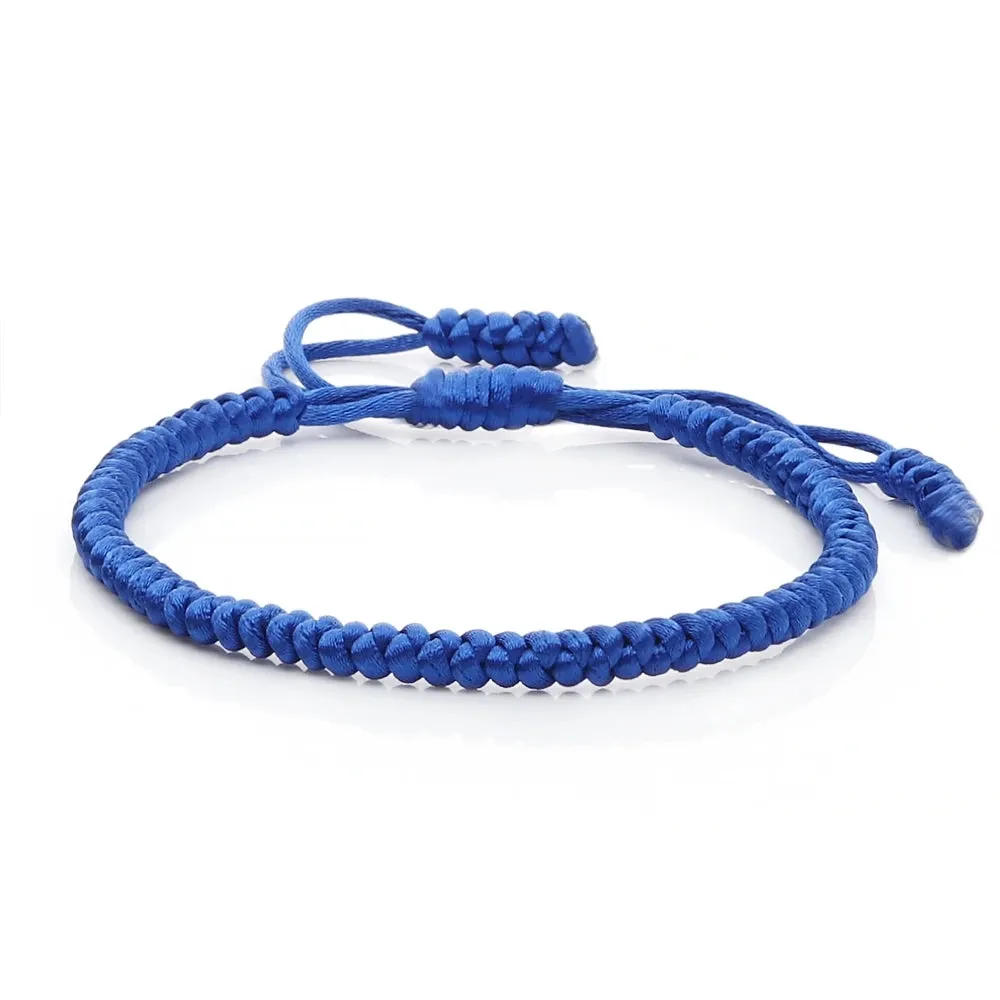 Multicolor Rope Lucky knots Bracelets Women Men Charm Woven Handmade Bangles Braided Adjustable Size Buddhism Jewelry Pulseras