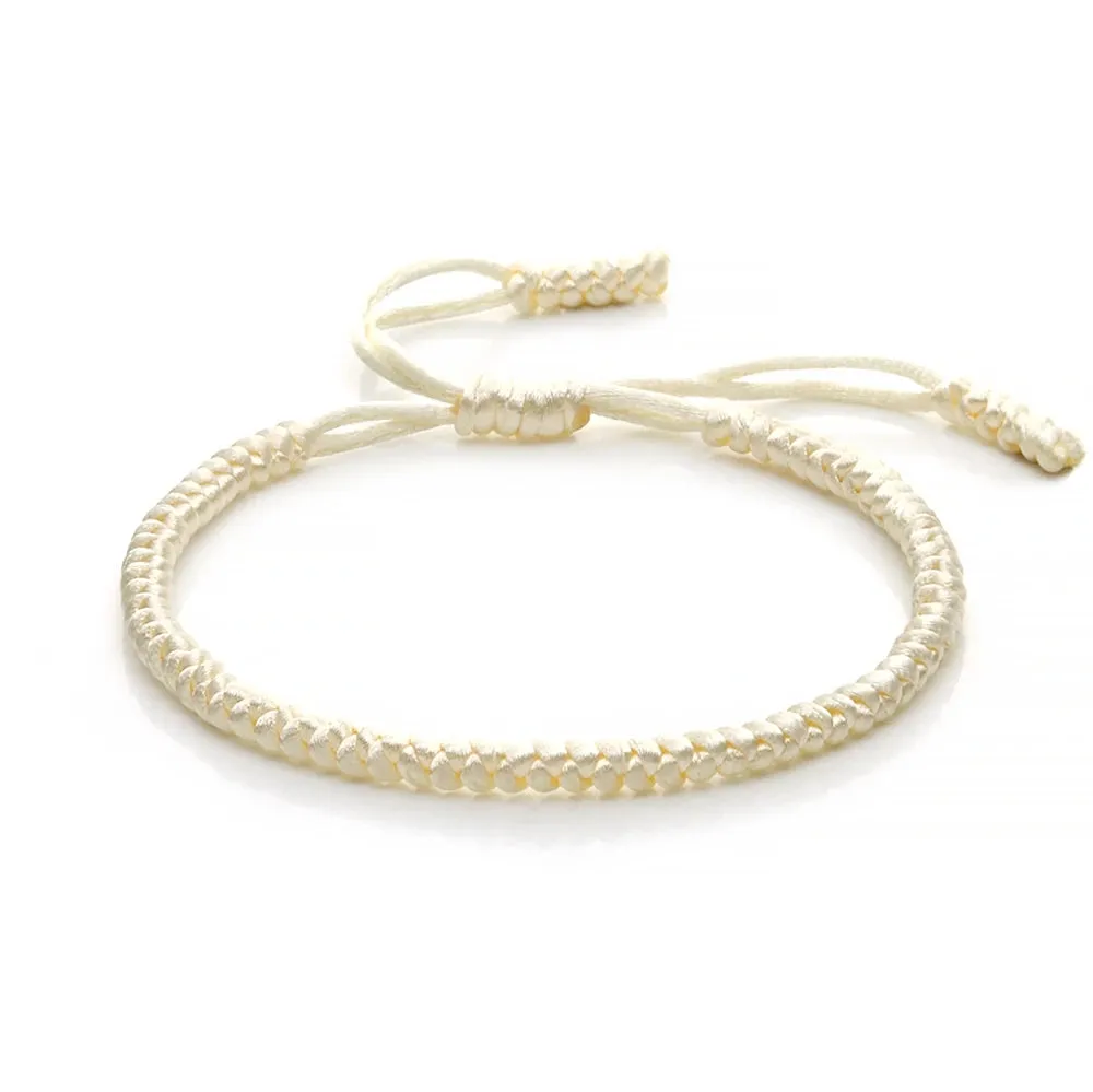 Multicolor Rope Lucky knots Bracelets Women Men Charm Woven Handmade Bangles Braided Adjustable Size Buddhism Jewelry Pulseras