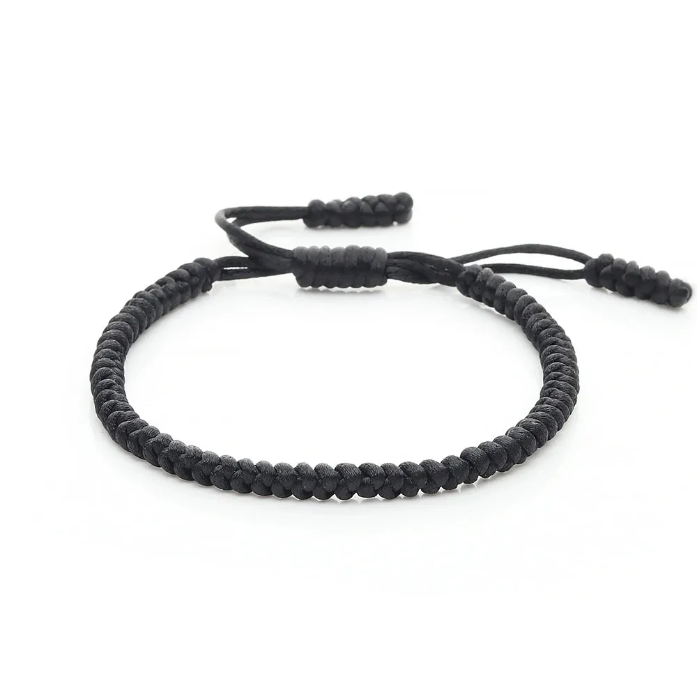 Multicolor Rope Lucky knots Bracelets Women Men Charm Woven Handmade Bangles Braided Adjustable Size Buddhism Jewelry Pulseras