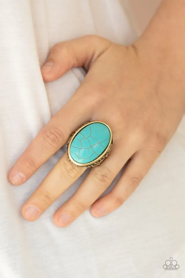 Paparazzi Ring ~ Stonehenge Garden - Brass
