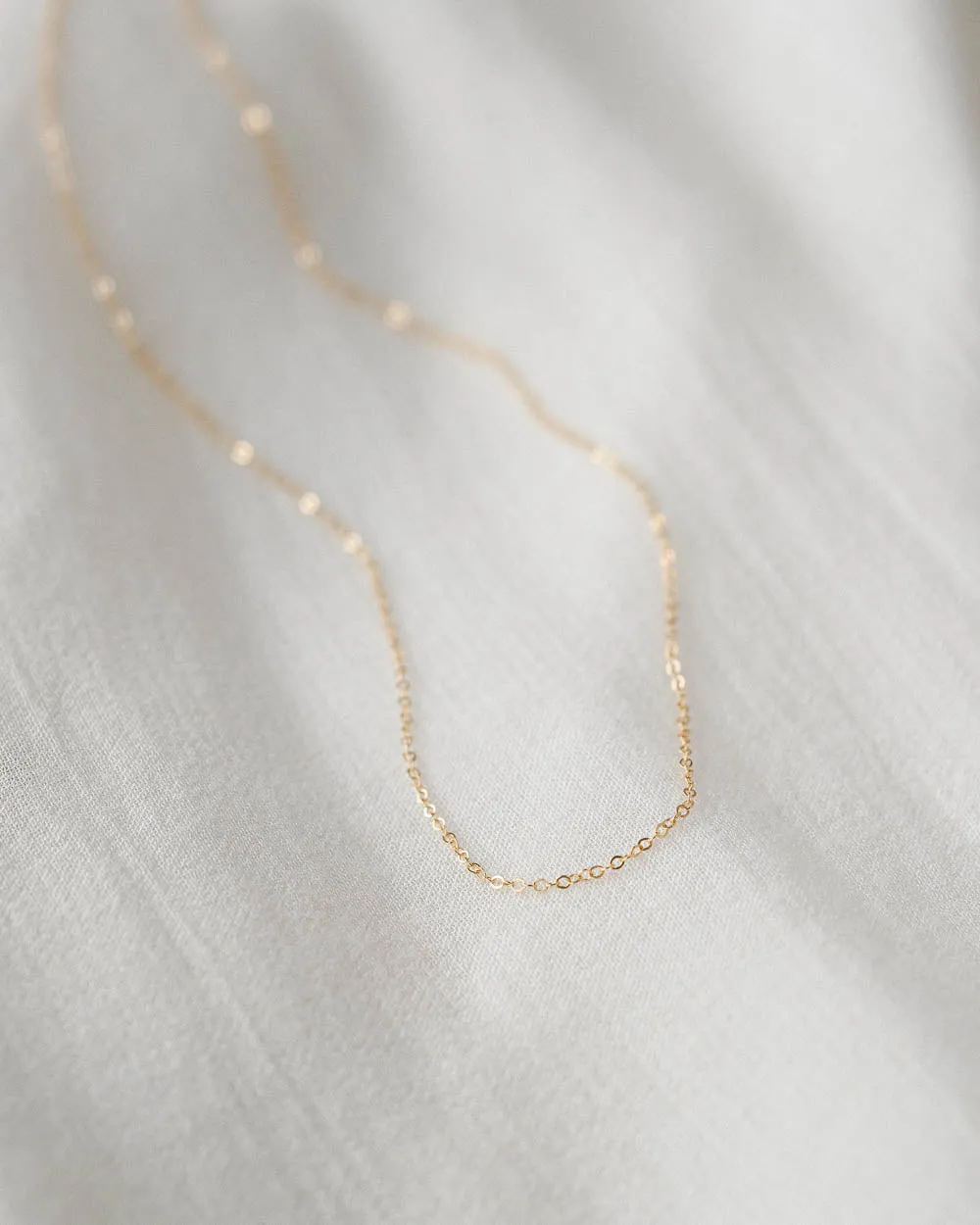 Solid Gold Dainty Chain