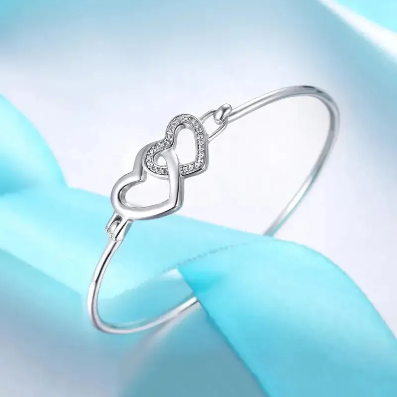 Sterling Silver Adjustable Open Leaf Hair Cuff Bracelet