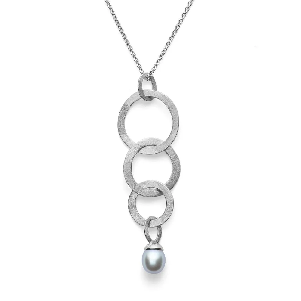 Sterling Silver Pearl Earrings