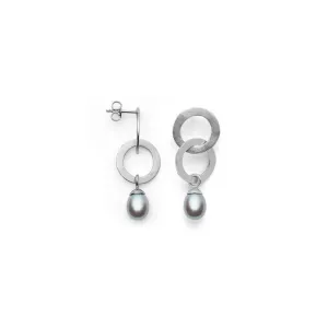 Sterling Silver Pearl Earrings