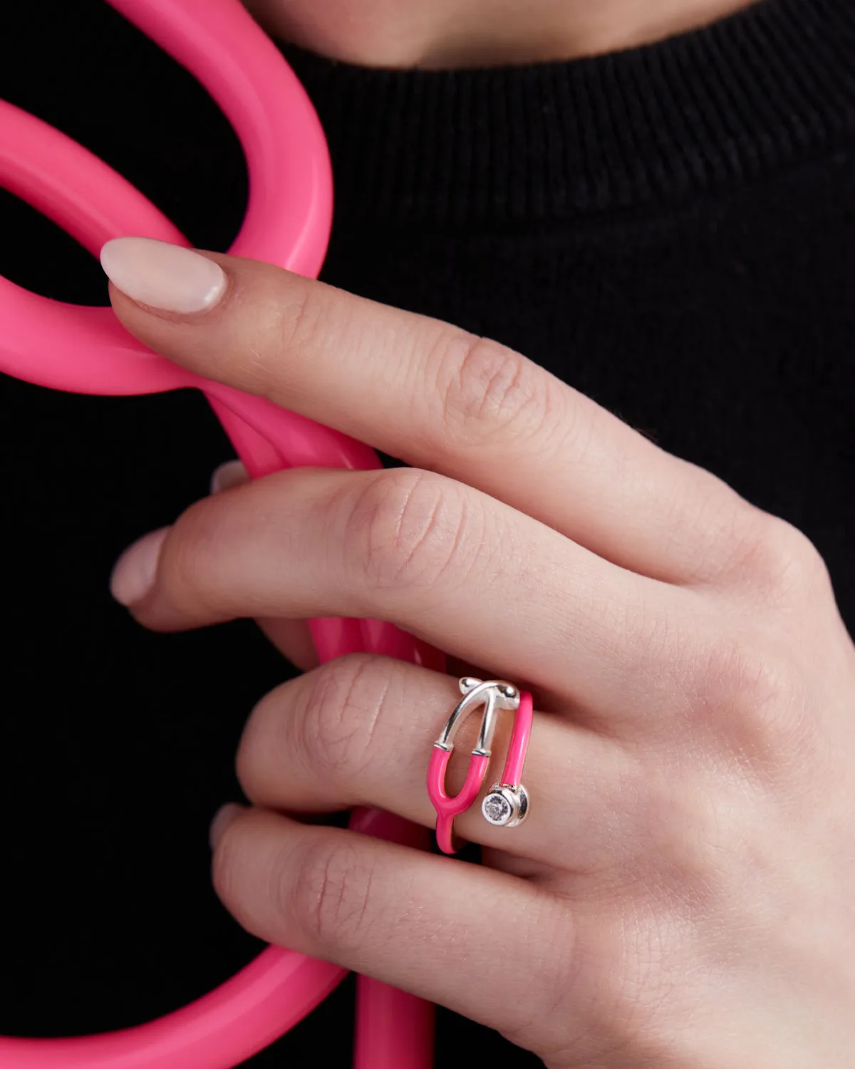 Stethoscope Enamel Ring