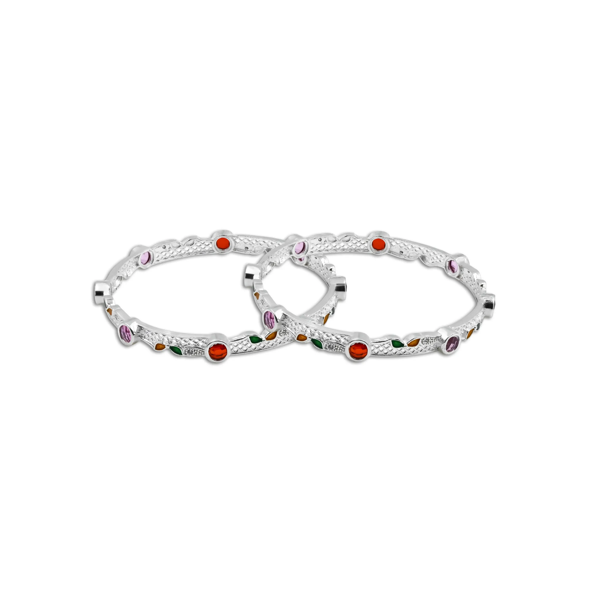 Stylish Silver Bangle Set: A Must-Have Addition to Your Jewelry Collection