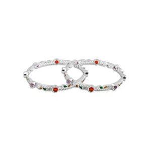 Stylish Silver Bangle Set: A Must-Have Addition to Your Jewelry Collection