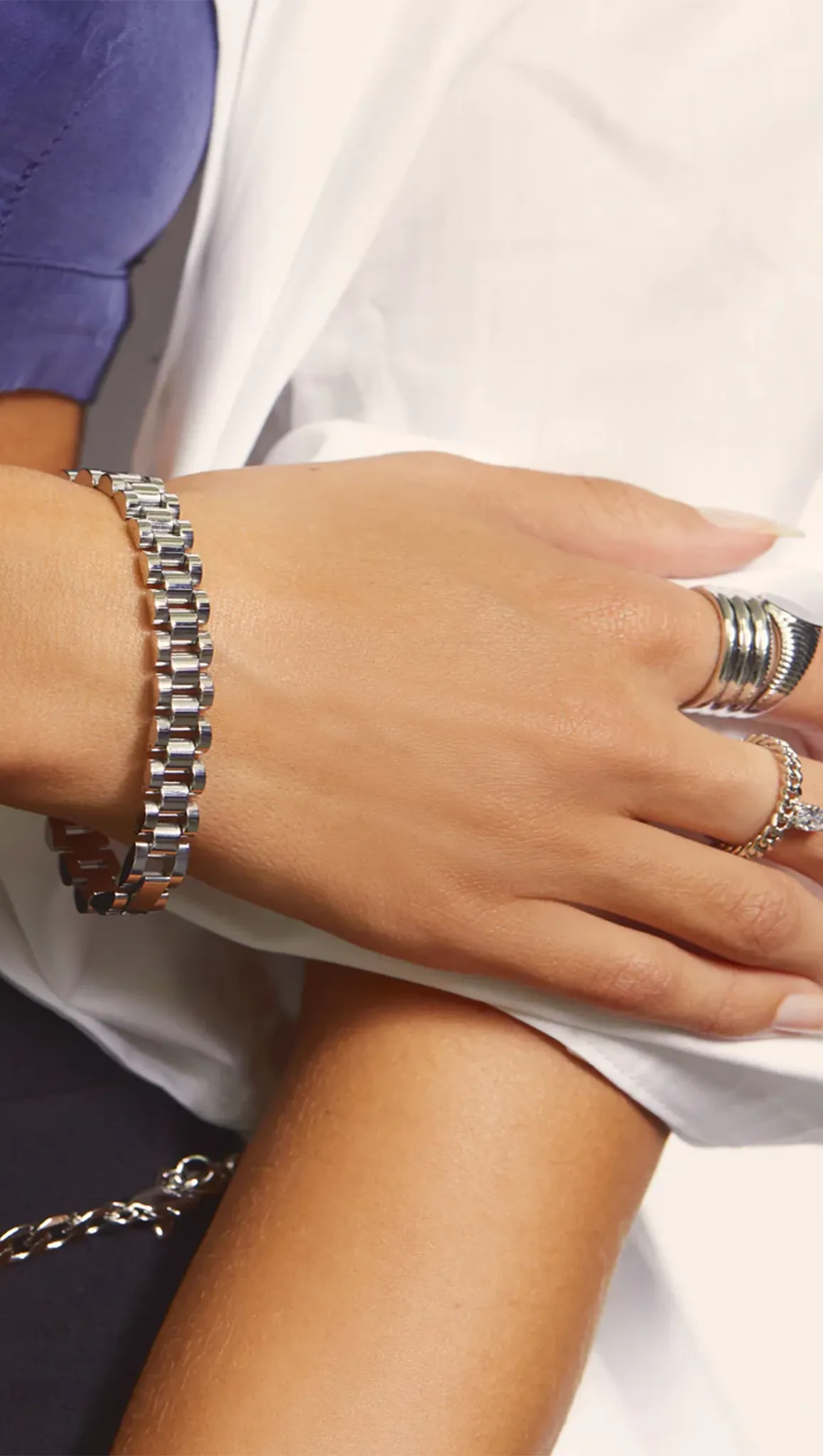 Timepiece Bracelet - Silver