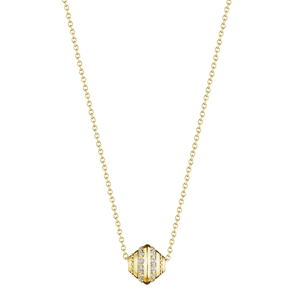 Verragio 18k Diamond Slide Bead Pendant