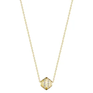 Verragio 18k Diamond Slide Bead Pendant